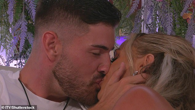 Abi Moores, 25, and Scott Van Der Sluis shared a passionate kiss on the terrace during the 2023 series of Love Island