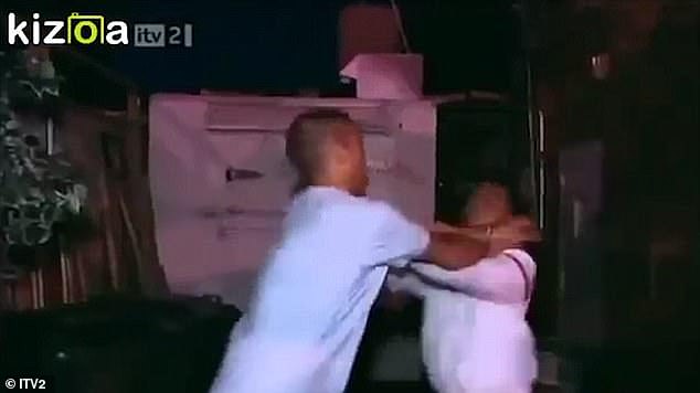 In a scene from the show, Paul punched Calum in the face while they were in a bar. They were later seen pushing and shoving each other outside