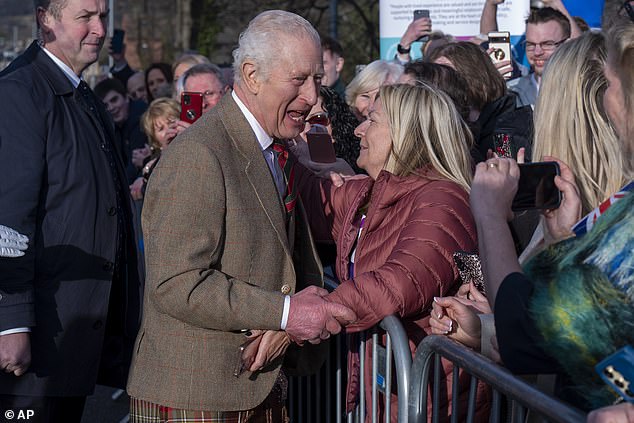 Although his late mother, Queen Elizabeth, preferred a more formal handshake or a bow, it seems the new generation of royals, including Charles, William and Kate, are not averse to a more intimate hug with fans of The Firm.