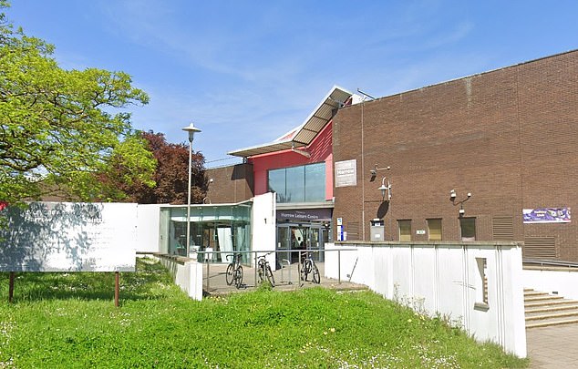 The victim, who cannot be named for legal reasons, only survived the attack at Harrow Leisure Center (pictured) after a member of the public intervened to stop Betts-Ramsey stamping on her head and calling an ambulance.