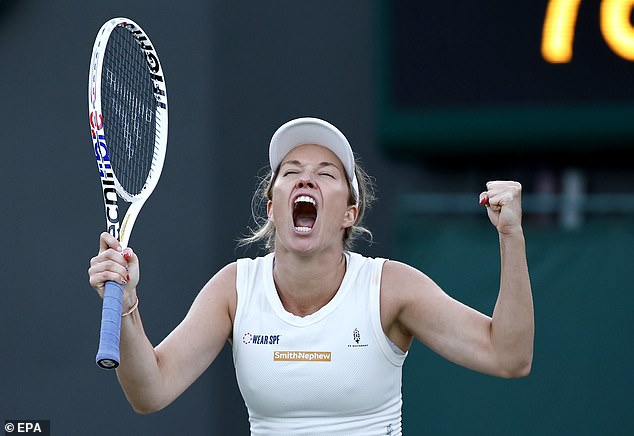 She also achieved the best finish of her career at Wimbledon when she reached the fourth round