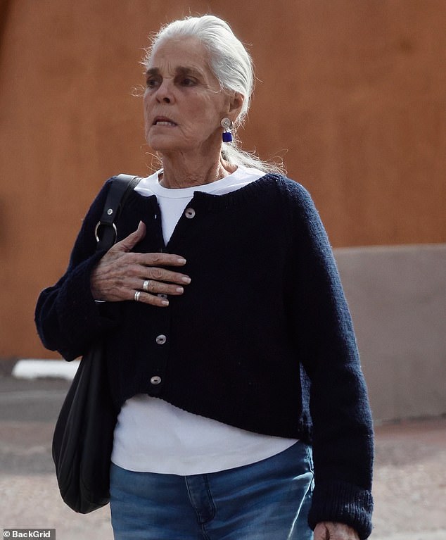 The iconic actress, who first appeared on screen in 1969's Goodbye, Columbus, turned heads Tuesday while running errands in a casual ensemble of a cardinal sweater and jeans.