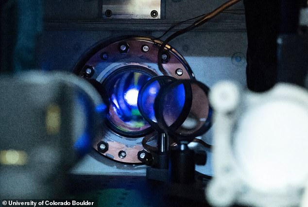 Atomic clocks use certain resonant frequencies of atoms to keep time with extreme accuracy. Pictured: atomic clock at the University of Colorado Boulder in the US