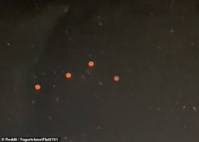 Bright orange 'UGO orbs' were reportedly caught flying over New York City, sparking concern among locals