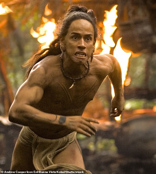 He is best known for starring in Mel Gibson's 2006 action film Apocalypto; depicted in a still from the film