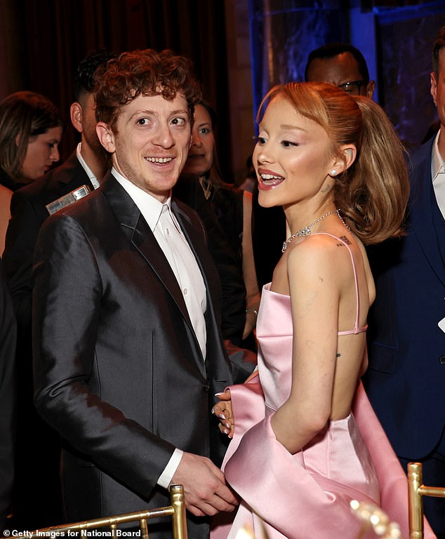 Ariana and Ethan enjoyed a date night at the awards show, after recently attending the 2025 Golden Globes without him