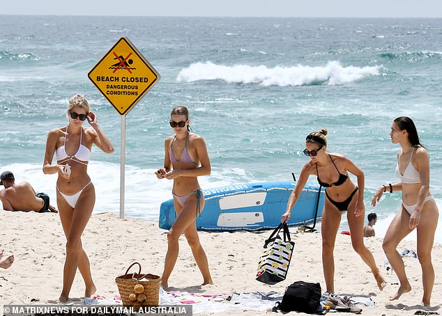 Warnings have been issued for 56 beaches in Sydney that were deemed unsafe for swimming by the state government's water quality monitor Beachwatch NSW on Friday