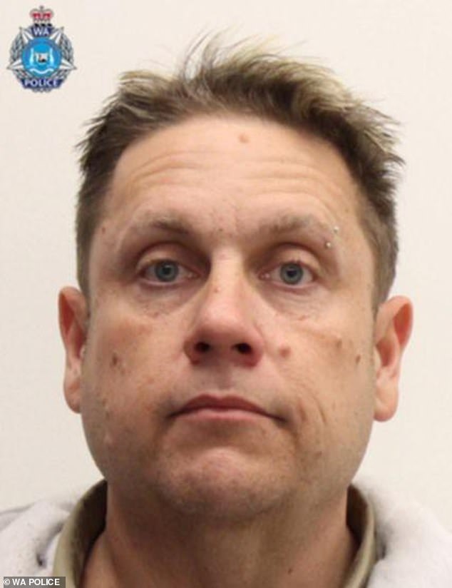 Police have arrested two men, a 24-year-old and 50-year-old David Stitson (pictured), over the alleged attack