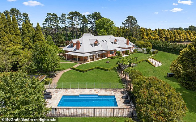 Located in the Southern Highlands of NSW near Moss Vale, the 36-hectare estate first hit the market in October 2023 with a price guide of $10 million - $11 million. But the former Liberal MP and Seven sports commentator was forced to relist it in March 2024 to find a buyer after slashing the price by $3.5 million.