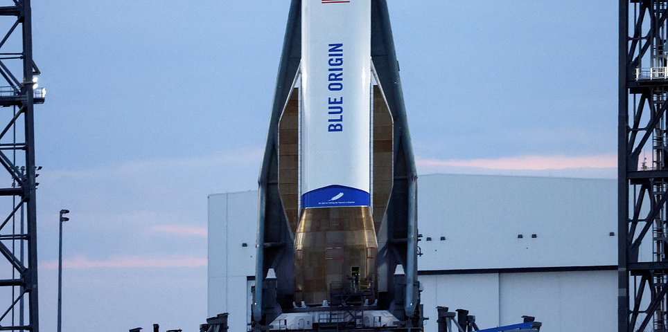 Blue Origin launch LIVE Jeff Bezos New Glenn rocket to