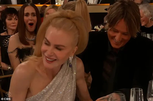 The event host, 40, appeared on The Howard Stern Show and told the shock jock that she had pitched several racy jokes to executives, which they quickly scrapped, one of which was about Nicole Kidman (pictured)