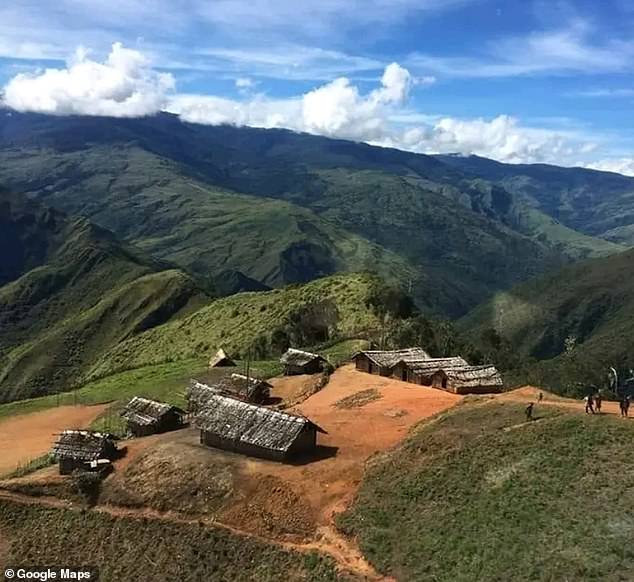 The video was filmed about a month ago in Saki Village, Goilala District in PNG's Central Province, north of the national capital Port Moresby, after a fight between two brothers turned fatal.