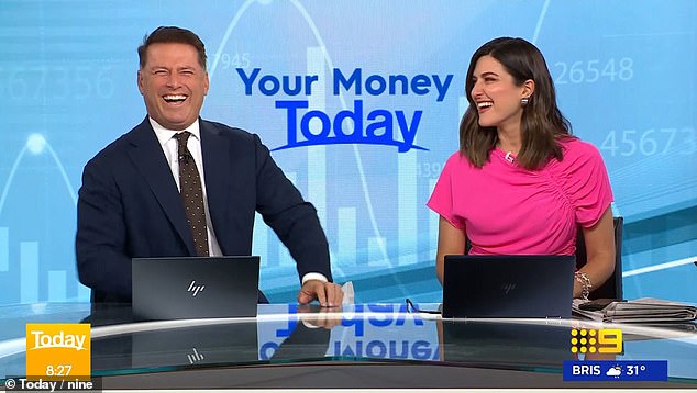 The Channel Nine star discussed keeping the cost of home air conditioning down with Today money expert Joel Gibson