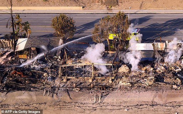 Gibson said he was at peace with losing his belongings, but felt terrible for his neighbors, who had their homes burned down at the same time.