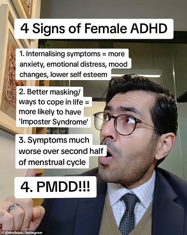 Dr. Ajaz regularly posts videos explaining different aspects of the ADHD experience that viewers may or may not relate to