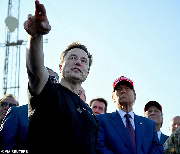 Musk is co-leader of Donald Trump's Department of Government Efficiency (DOGE). The billionaire Tesla and SpaceX boss have been inseparable from Trump since election night in November