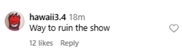 However, furious fans threatened to boycott the show if it featured the breakdancer who made headlines at the Paris Olympics for her controversial performance.