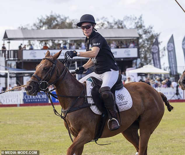 Zara will play polo on Sunday as part of a Magic Millions event