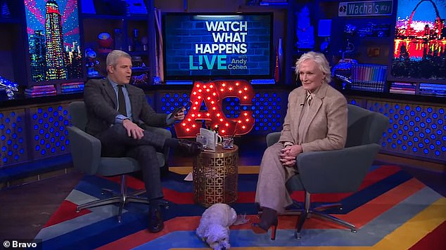 The actress was playing a game of Plead the Fifth with host Andy Cohen when the question came up