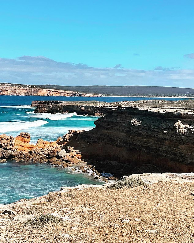 The experienced surfer, in his late 20s, was attacked by a shark at Granites Beach on South Australia's Eyre Peninsula just after 7pm on Thursday (pictured).