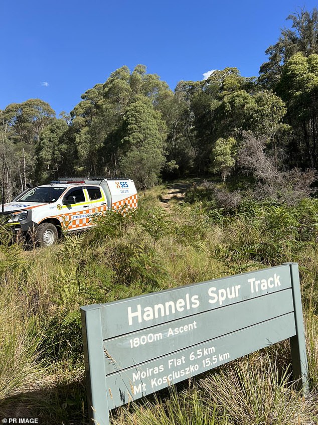 The two friends he was walking with alerted authorities after Mr Nazari failed to return from his detour near the Hannels Spur Trail near Geehi by nightfall