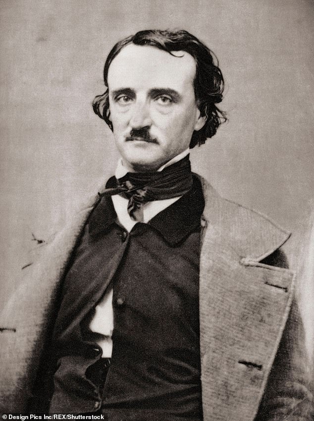 American poet Edgar Allan Poe married his cousin Virginia when she was only 13. However, the couple's union was ended by tragedy just over a decade after they tied the knot, when Virginia died of tuberculosis in 1847.