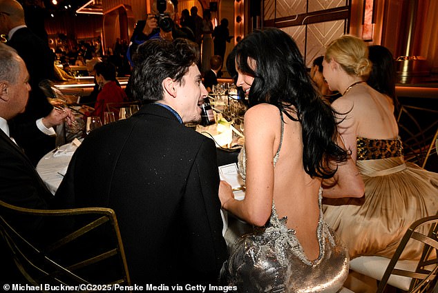 “Timothée was alone on the red carpet, but treated the ceremony itself as his own private date night with Kylie,” James exclusively told DailyMail.com