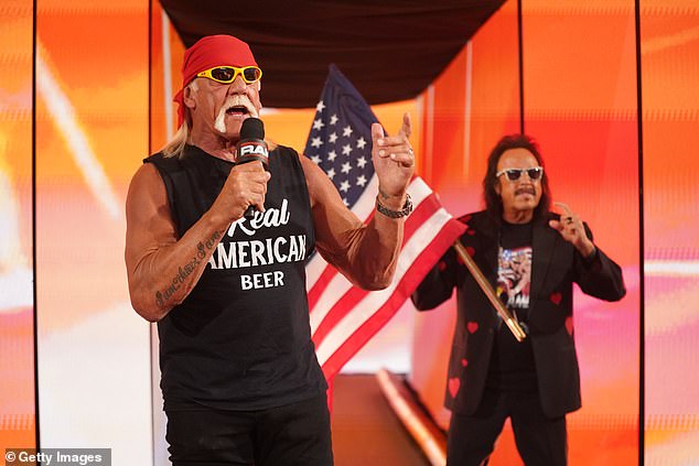 Hulk Hogan, now 71, was a special guest on Monday Night Raw as WWE took Netflix by storm