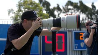 Sony camera used during an NFL game.