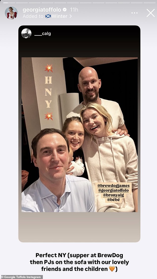 Georgia and James have been spending time with the owners of Cluny Castle, Cosmo Linzee Gordon and his wife Bronya, lately