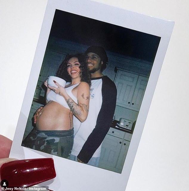 The former Little Mix star, 33, took to her Instagram on Sunday to announce her pregnancy with on/off boyfriend Zion Foster