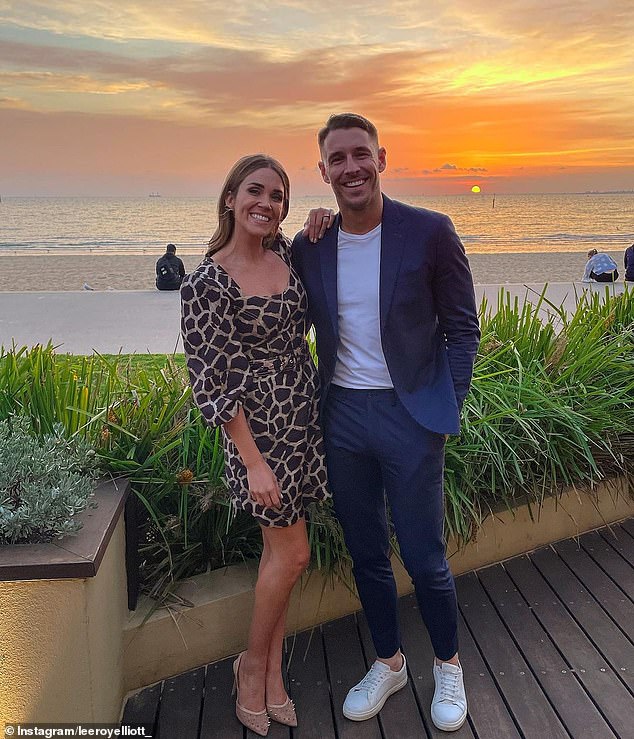 Lee and his wife Georgia (pictured) are currently taking 'a break' from their relationship as they reassess their future together