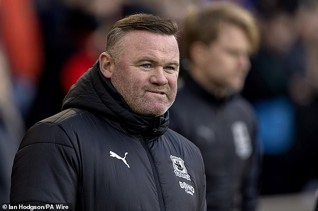 Wayne's absence comes as it has been reported that he will take up his new role as househusband this year after being sacked from his position as Plymouth manager