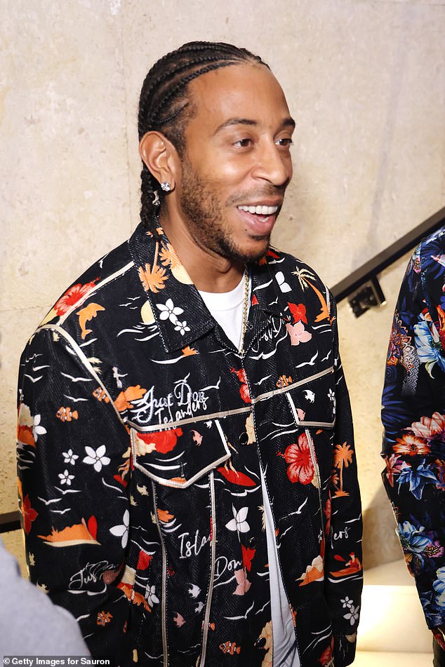 Ludacris is pictured in Miami, Florida in December