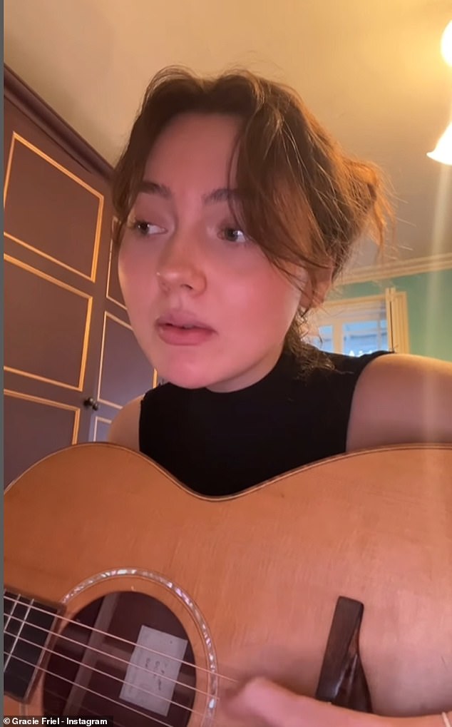 Gracie, 19, who shares Anna with actor David Thewlis, has previously revealed she has no desire to go into acting but is a talented singer, sharing snippets of her songs on Instagram