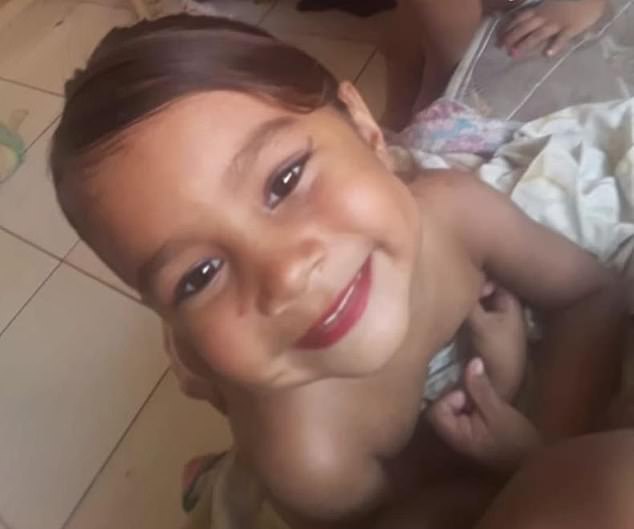 Three-year-old Maria Lauane da Silva died in the early hours of Monday in a hospital in Teresina, Brazil. The child is the fourth person from the same family to die from eating poisoned rice during a New Year's lunch. Her mother, one-year-old brother and 18-year-old uncle also died