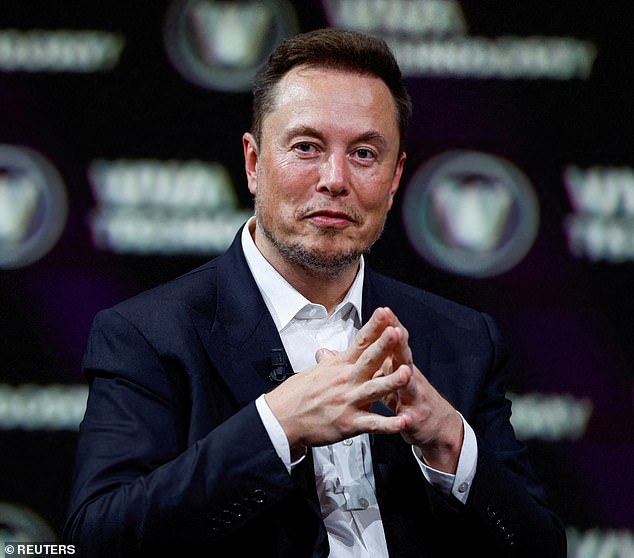 Donaldson's alleged bid for partial ownership of the company comes amid reports that China is in 'secret talks' to sell TikTok to Tesla billionaire Elon Musk (pictured in 2023). Musk acquired his social media platform X, formerly Twitter, in 2022