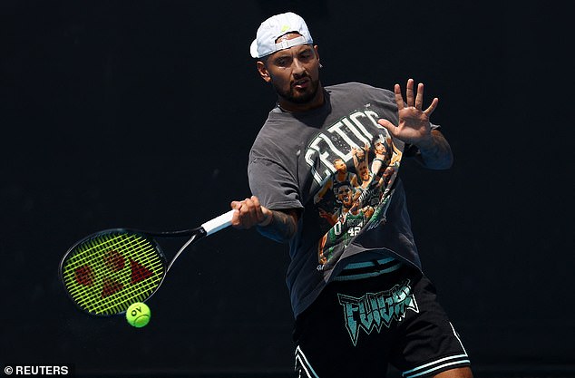 The development comes as Kyrgios, 29, struggles with an abdominal injury that threatened to keep him out of the grand slam