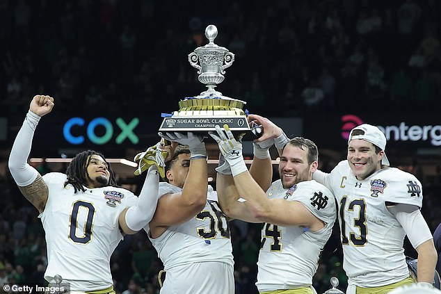 The Fighting Irish reached the semifinals of the College Football Playoff with a 23-10 victory over Georgia