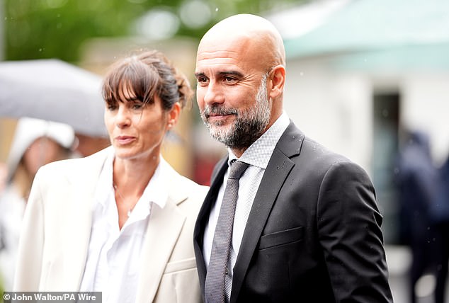 Guardiola, 53, and Serra first met in 1994 before marrying in an intimate ceremony in 2014