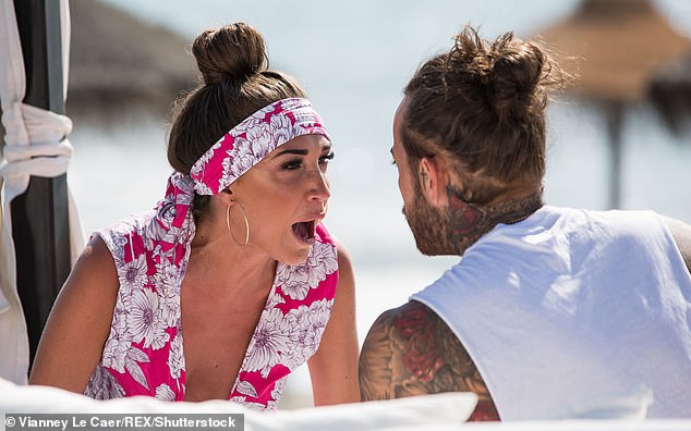 Their turbulent relationship formed one of the biggest storylines on The Only Way Is Essex after it was revealed he cheated on her (pictured together in 2016)