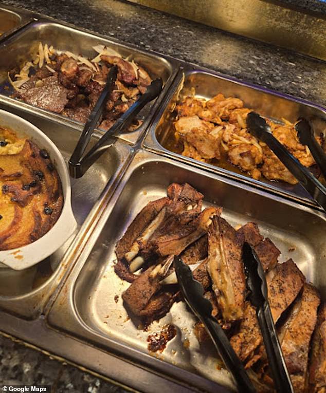 Food Star Sunshine in Melbourne's west said it would close its store for good in a brief announcement posted to its website on Monday (the buffet is pictured)