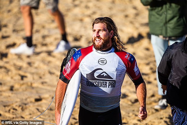 Quicksilver took Australia by storm and then went international, cracking the lucrative US market (pictured, pro surfer Wade Carmichael of Australia is eliminated from the 2019 Quiksilver Pro France)