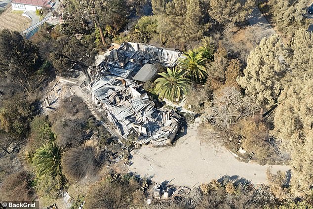 The 56-year-old former talk show host lost her Pacific Palisades home, like many other public figures, during the raging Los Angeles wildfires this week