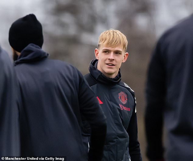 Toby Collyer, 20, has made one Premier League appearance for the Red Devils this season