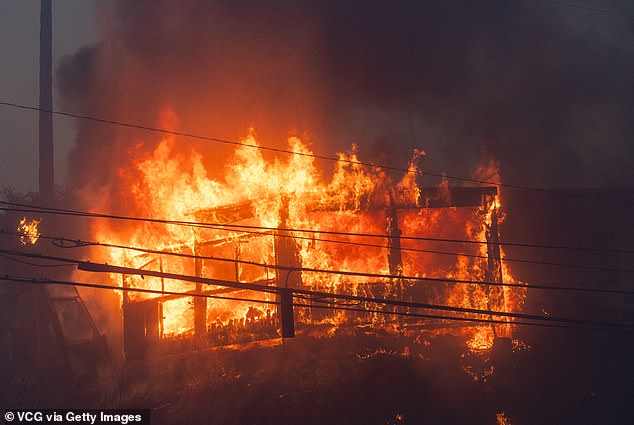 LA has been hit by fierce Santa Ana winds exceeding 100 mph in some areas, resulting in a raging wildfire that has forced 30,000 residents to evacuate