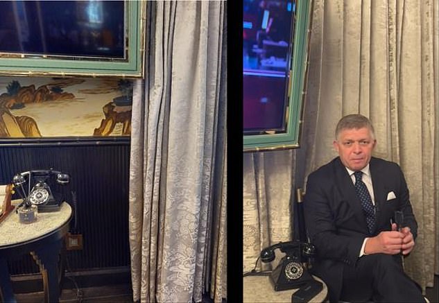 The room Fico appears in a video in reportedly costs more than £4,900 per night