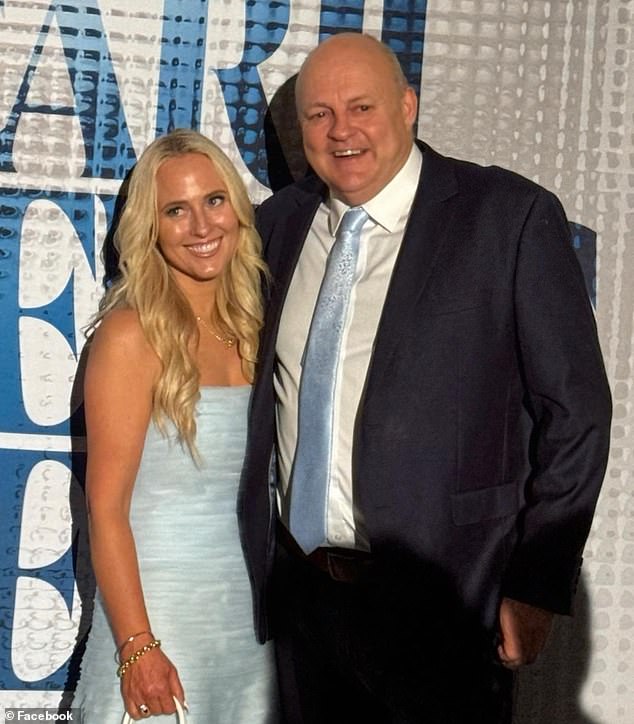 The AFL great, 57, and Crystle have been dating for the past five months. Both shown