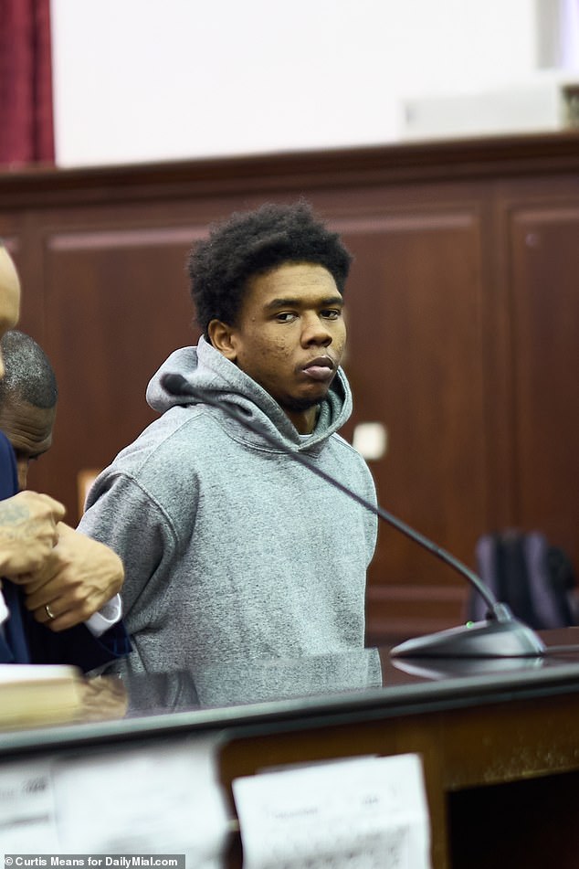 His alleged attacker, 23-year-old Kamel Hawkins, showed no remorse when he was arraigned on New Year's Day for attempted murder and second-degree assault in Manhattan Criminal Court.