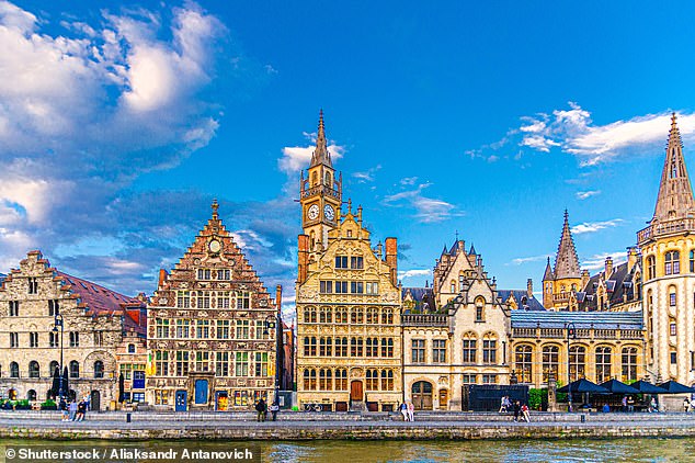 Expats praise Belgium's third-ranked job security, the local labor market and career opportunities. Pictured above is the port city of Ghent